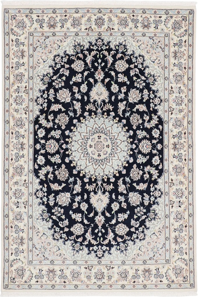 Nain Tappeto 140 x 210 (Iran) Annodato A Mano