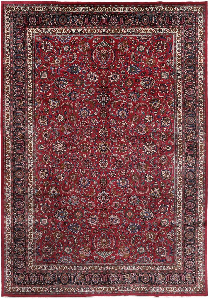 Mashad Tappeto persiano 490 x 340 Rosso (Iran) Annodato A Mano