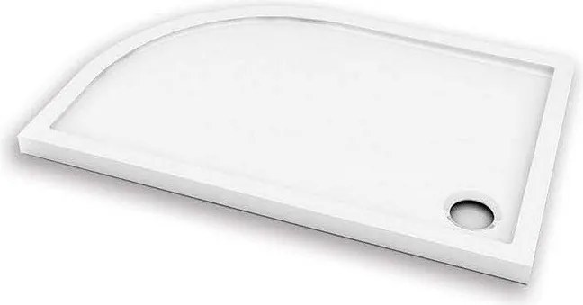 Piatto doccia 100x80 semicircolare versione sinistra KAM-1000 - KAMALU
