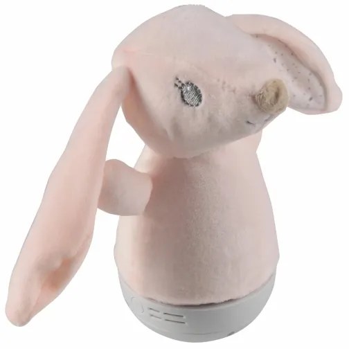 Lampada notturna LED RGB per bambini con melodia 3xAAA/5V con coniglio