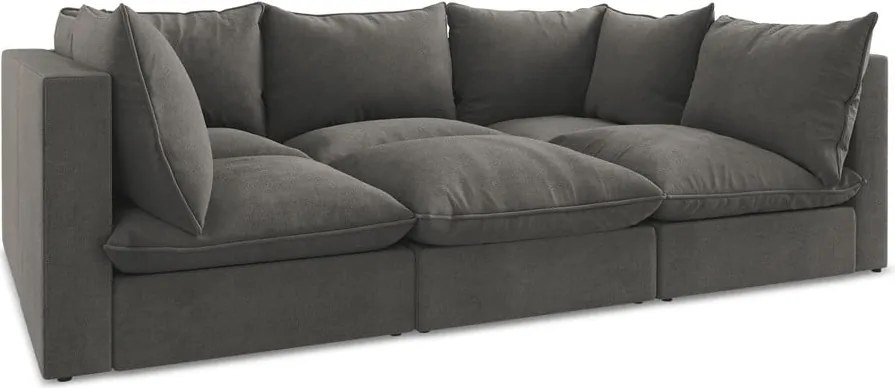 Divano grigio scuro 255 cm Manao – Makamii