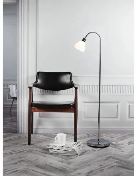 Nordlux - Lampada da terra RAY 1xE14/25W/230V cromo lucido