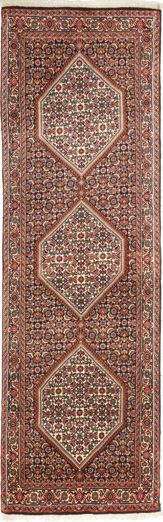 Bidjar Tappeto 70x230 (Iran) Annodato A Mano