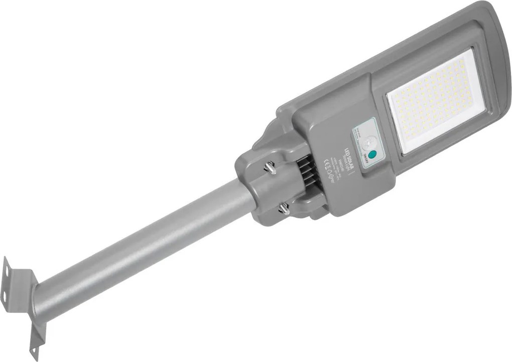 Armatura LED Solare 2000 lm Autonomia 12 ore con Telecomando e Braccio Colore Bianco Naturale 4.000K