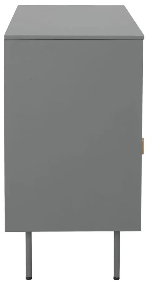 Vetrina grigia in metallo 104x80 cm Rosalie - Støraa