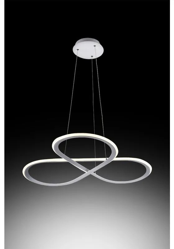 Lampadario LED moderno EOS bianco, luce naturale 2800 lumen