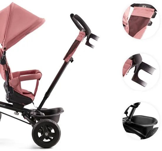 KINDERKRAFT - Triciclo per bambini AVEO rosa