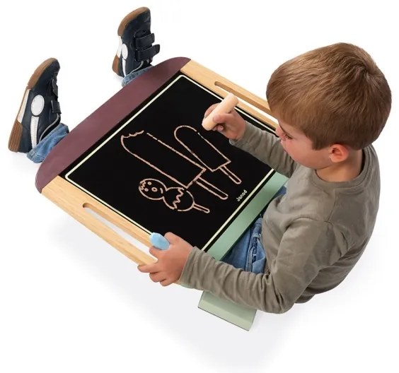 Janod - Lavagna magnetica da tavolo verde/marrone