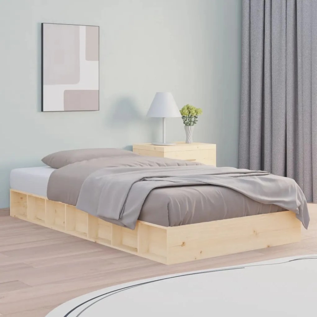 Giroletto 90x190 Cm Single İn Legno Massello /