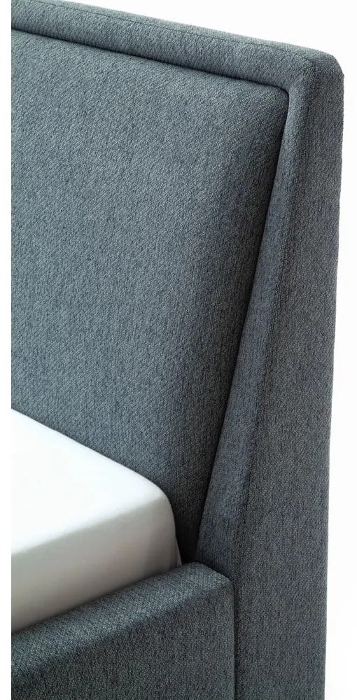 Letto matrimoniale imbottito verde/blu rete non inclusa 160x200 cm Frieda – Meise Möbel