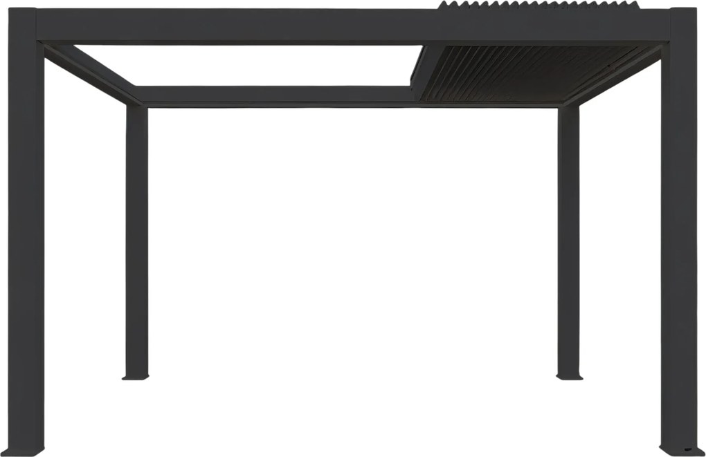 Pergola bioclimatica retrattile motorizzata 4x4 m