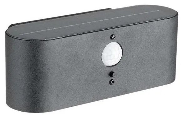 Lampada solare da parete LED esterna con sensore LED/2,5W/3,7V 3000K IP54