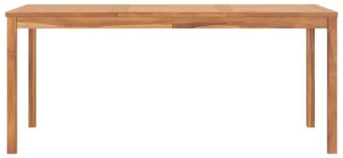 Tavolo da Pranzo da Giardino 180x90x77 cm in Massello di Teak