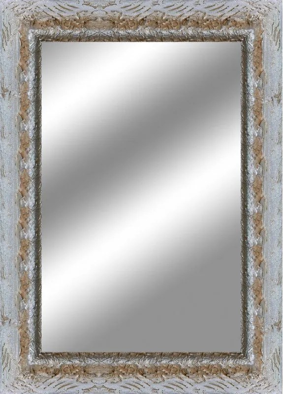 Specchio Medea rettangolare in legno argento 98 x 138 cm