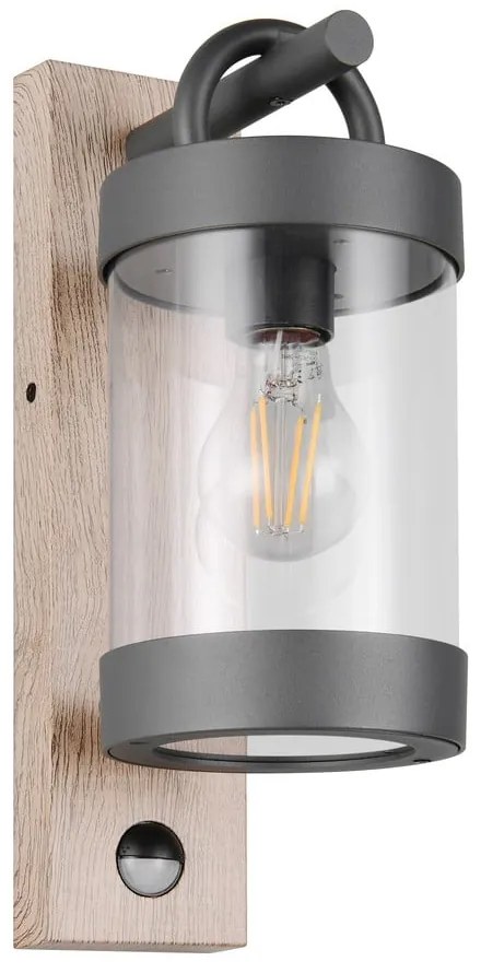 Illuminazione esterna con sensore di movimento da parete (altezza totale 33 cm) Sambesi – Trio