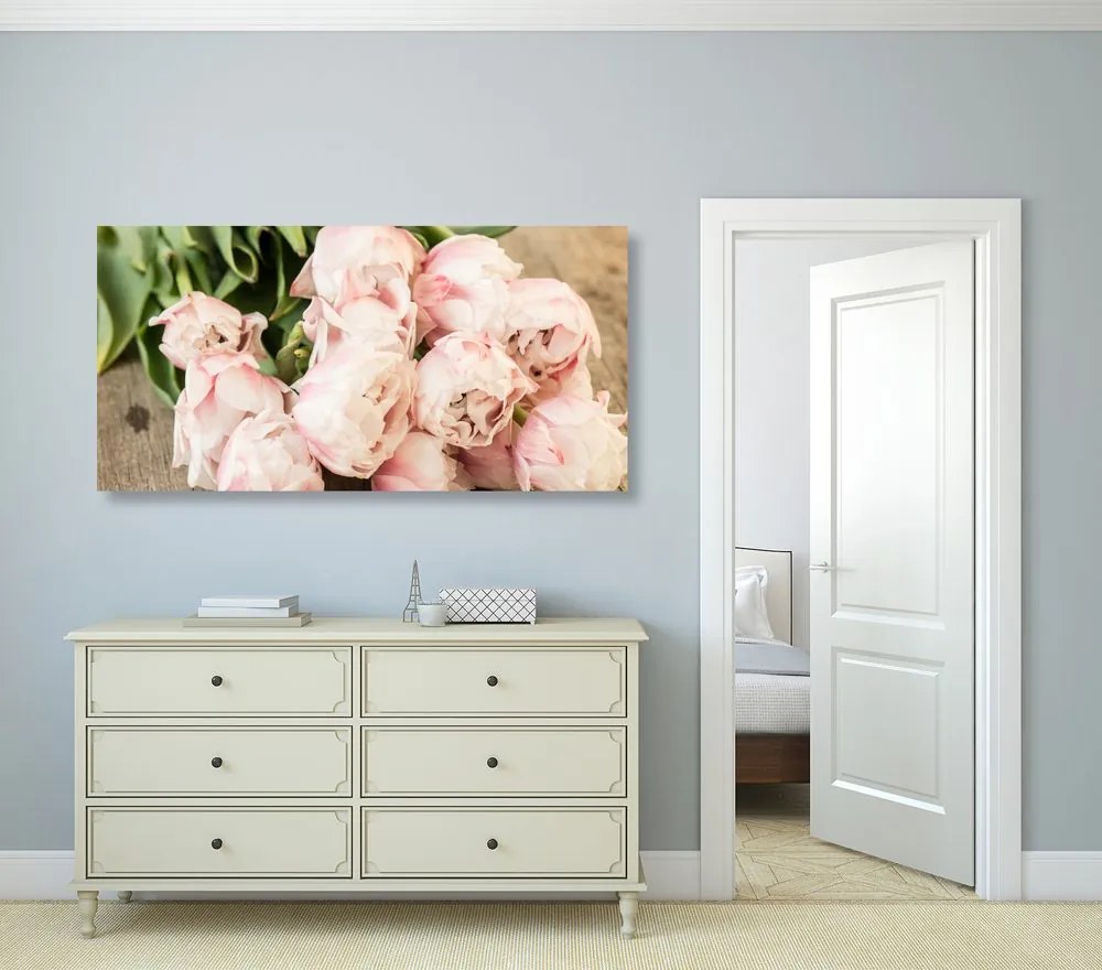 Stampa su tela – Bouquet romantico di fiori