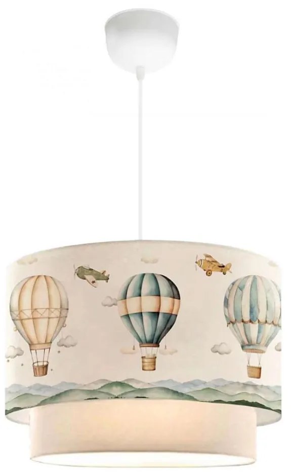 Lampadario per cameretta CANDY 1xE27/40W/230V bianco/multicolore