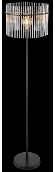 Globo 15698S - Lampada con piedistallo GORLEY 1xE27/60W/230V nero