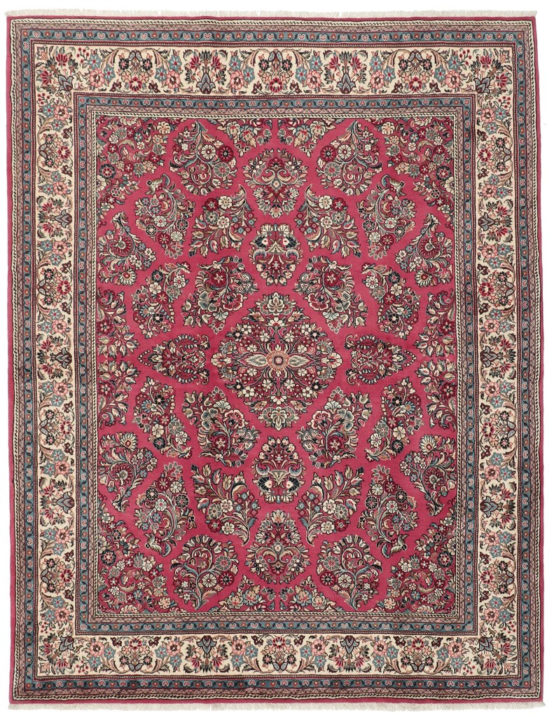 Sarouk Tappeto 260 x 210 (Iran) Annodato A Mano