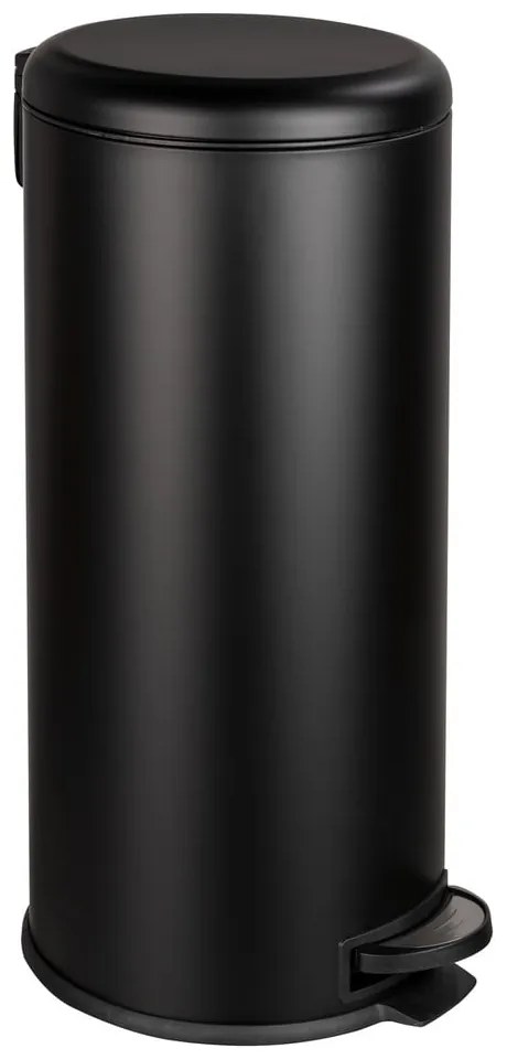 Bidone nero Easy Close, 30 l Leman - Wenko