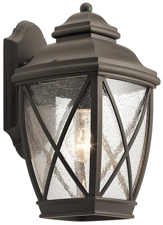 Applique classico chic da esterno KL-TANGIER2-M bronzo IP44 1X E27 ELSTEAD