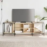 Mobile Porta TV Rovere Sonoma 155x37x50 cm in Legno Multistratocod mxl 109420