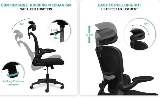 CONNECT IT COC-2500-BK - Sedia ufficio ForHealth DeltaPro nera