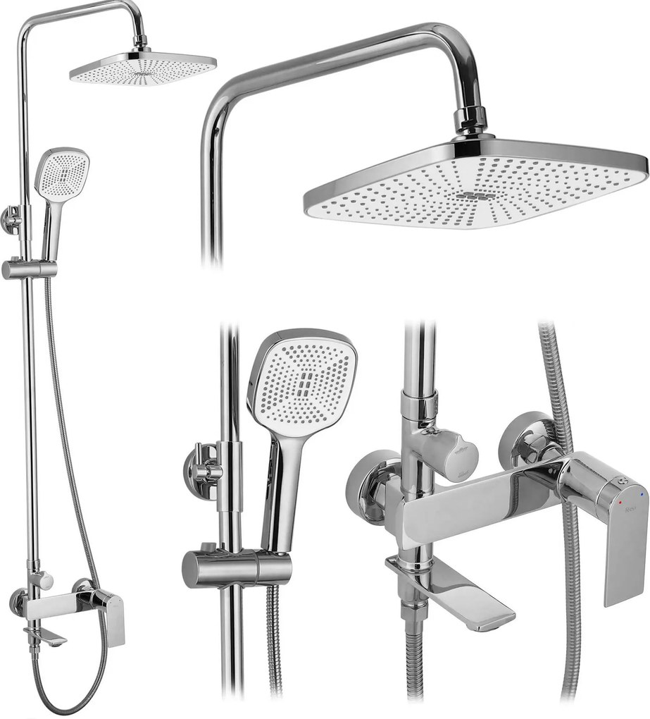 Set doccia REA STORM CHROME