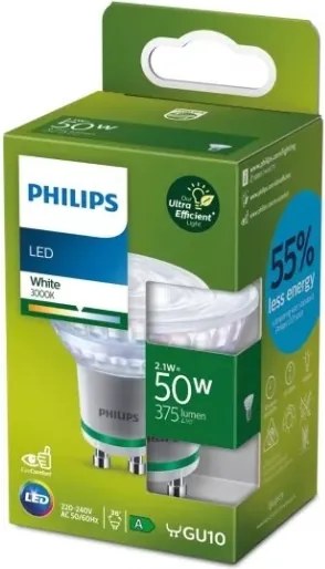 Lampadina LED ULTRAEFFICIENT Philips PAR16 GU10/2,1W/230V 3000K