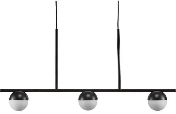 Nordlux - Lampadario a sospensione con filo CONTINA 3xG9/5W/230V nero
