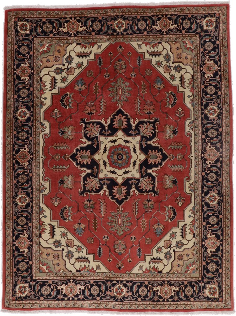 Heriz Tappeto persiano 370 x 270 (Iran) Annodato A Mano