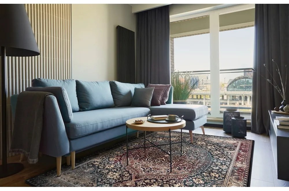 Tappeto in lana verde scuro 160x240 cm Ava - Agnella