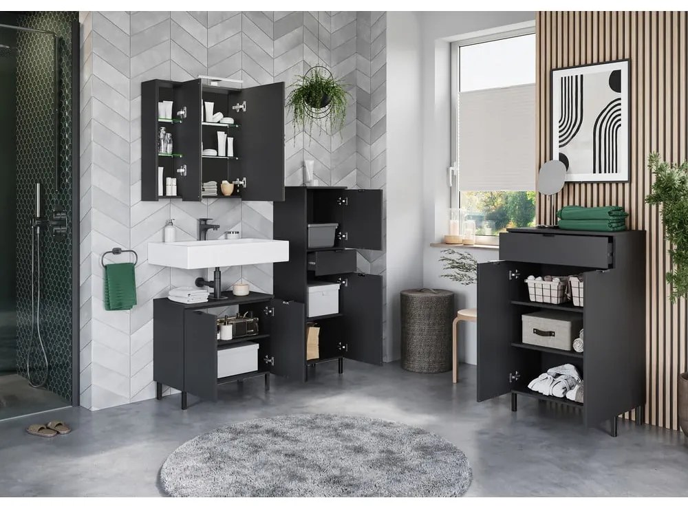 Mobile da lavabo antracite 60x56 cm Arcena - Germania