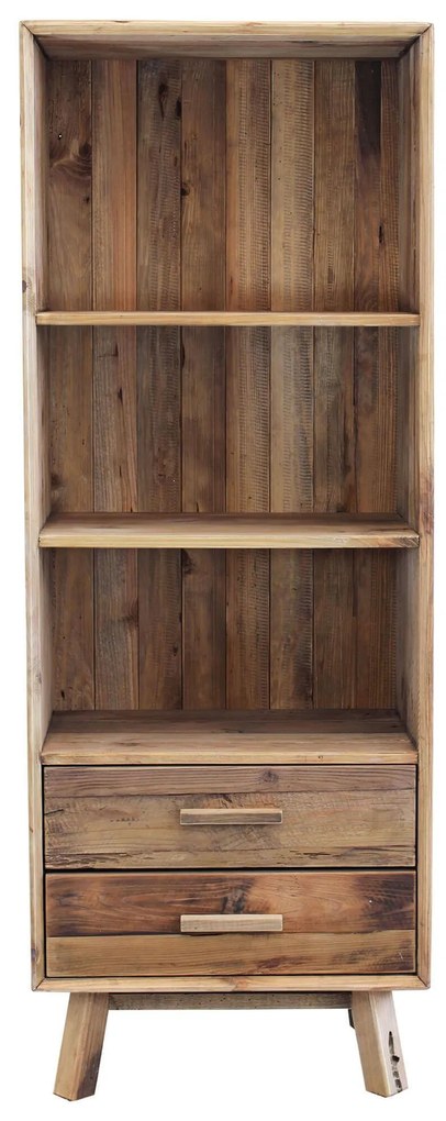 PINUS - libreria con 2 cassetti e 3 ripiani