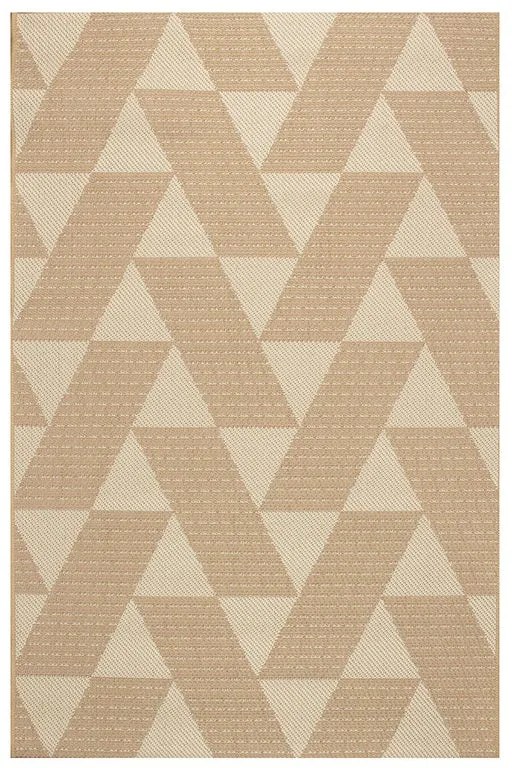 Tappeto Dune geometrico beige, L 200 x L 150 cm