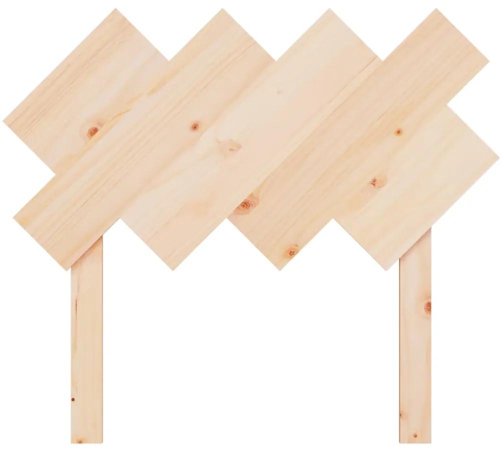 Testiera per letto 92x3x81 cm in legno massello di pino