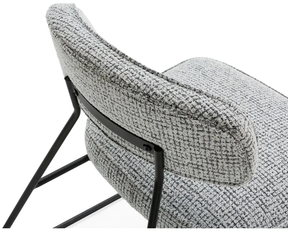 Poltrona bianca e nera Elon – Marckeric