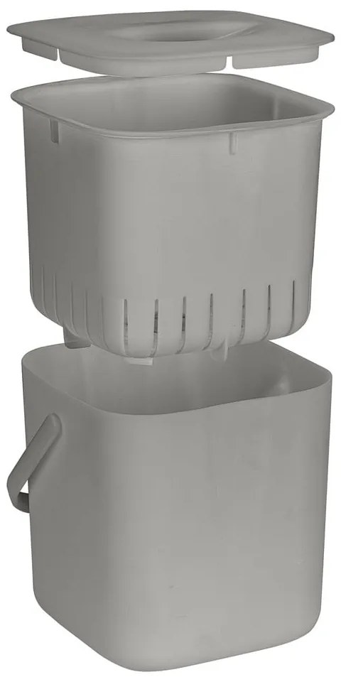 Bidone per l'umido grigio chiaro 3 l Conny – Wenko