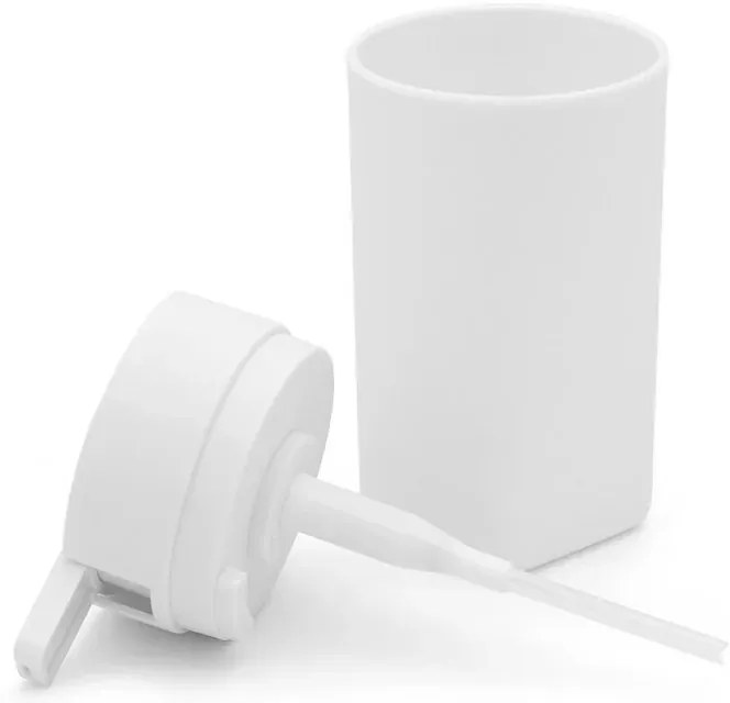 Dispenser sapone da appoggio bianco in abs Tender