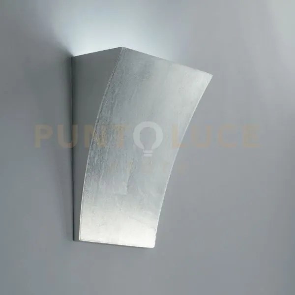 Applique a parete  a parete alma argento 2 luci attacco g9 19x10x25...