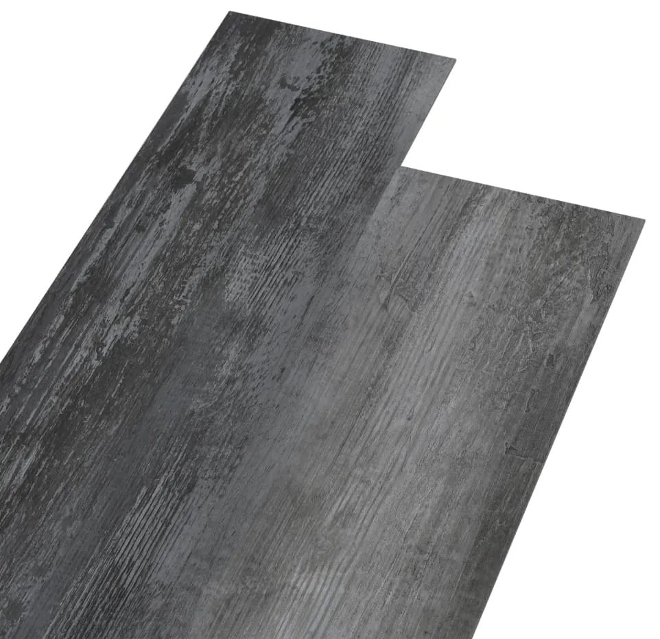 Listoni Pavimento İn Pvc 4,46 M² 3 Mm Autodesivi Grigio Lucido /