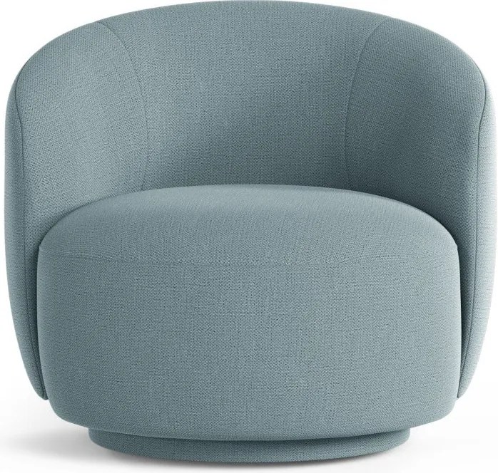 Poltrona azzurra girevole Letizia – Micadoni