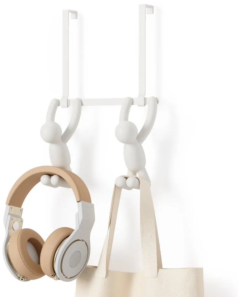 Appendiabiti in plastica bianca 22 cm Buddy - Umbra