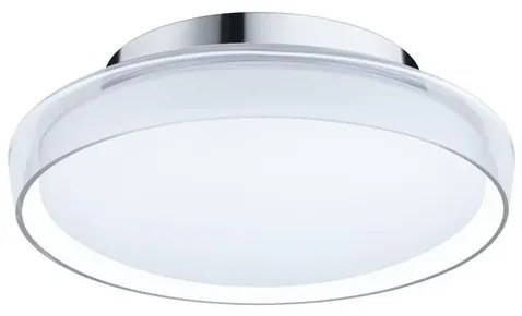 Luena LED Plafoniera IP44 3000K 600lm Cromo/Clear -Paulmann