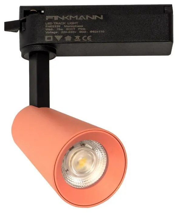 Faro LED 15W Monofase Rosa CRI92 Bianco Variabile 38° - Bridgelux LED Colore Bianco Variabile CCT