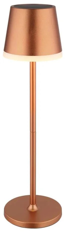 Globo 36637RM - Lampada LED solare LED/0,6W/3V 3000K IP44 rame