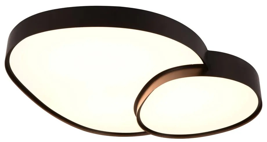 Plafoniera LED nera 63,5x77 cm Rise - Trio