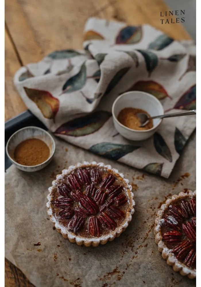 Asciugamano di lino 65x65 cm Golden Fall - Linen Tales