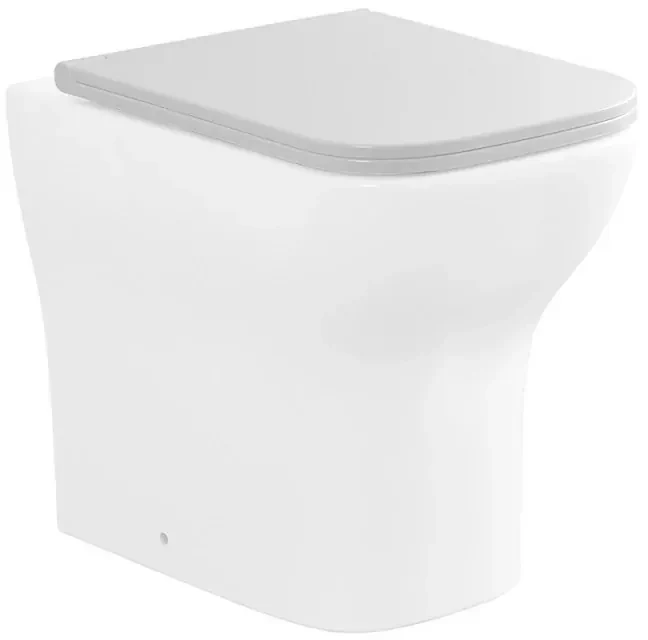 Copriwc originale serie Plana bianco lucido con chiusura soft-close