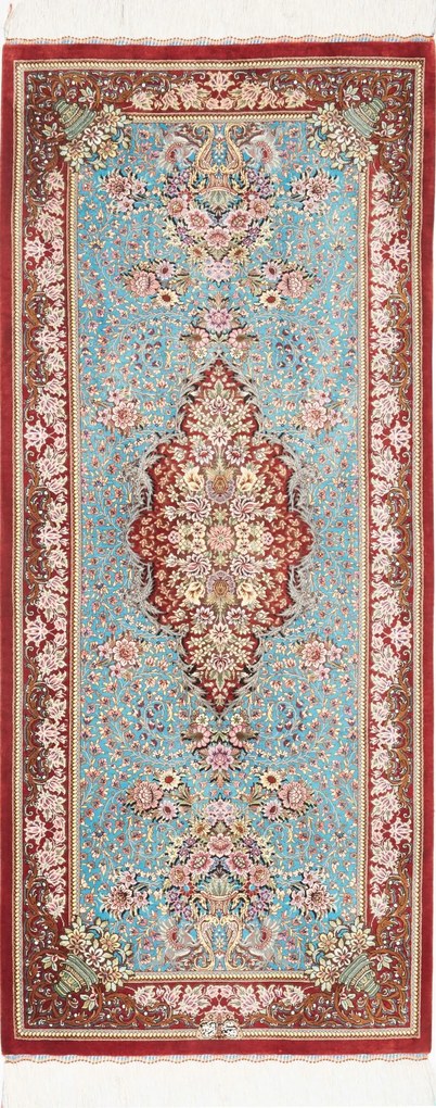 Ghom Tappeto persiano 70x150 (Iran) Annodato A Mano